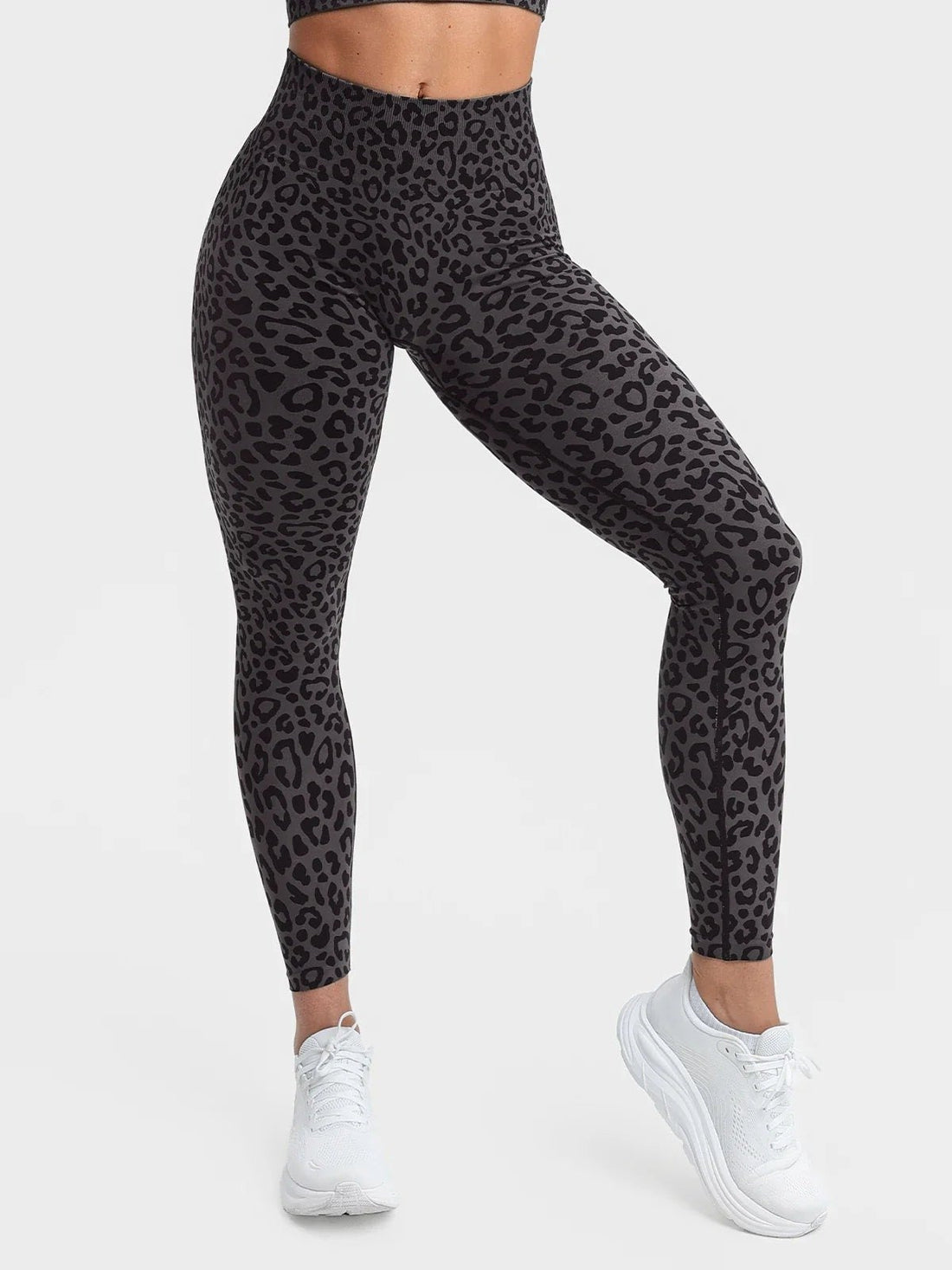Leggings leopardo negro