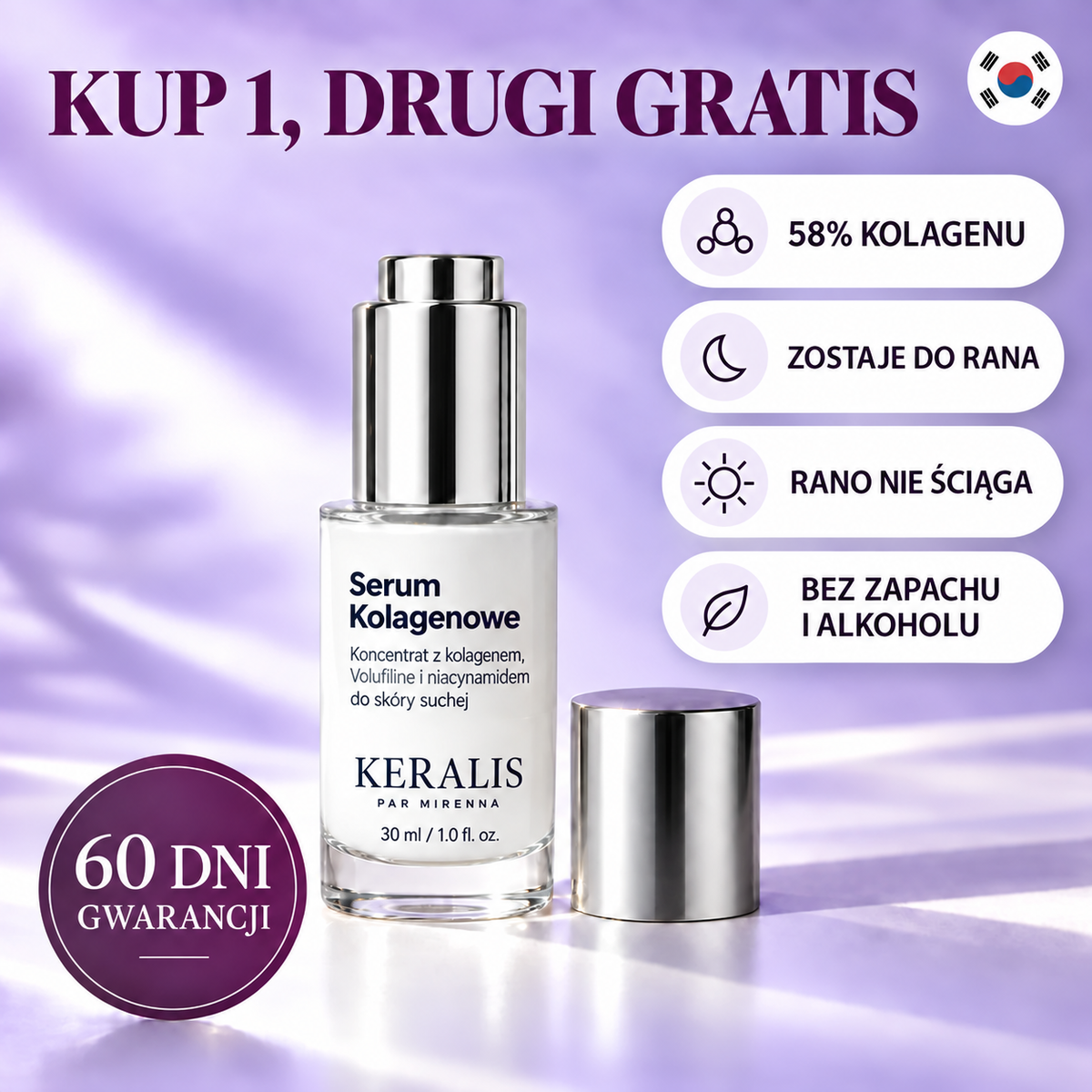 Serum Kolagenowe 58% do Skóry Suchej