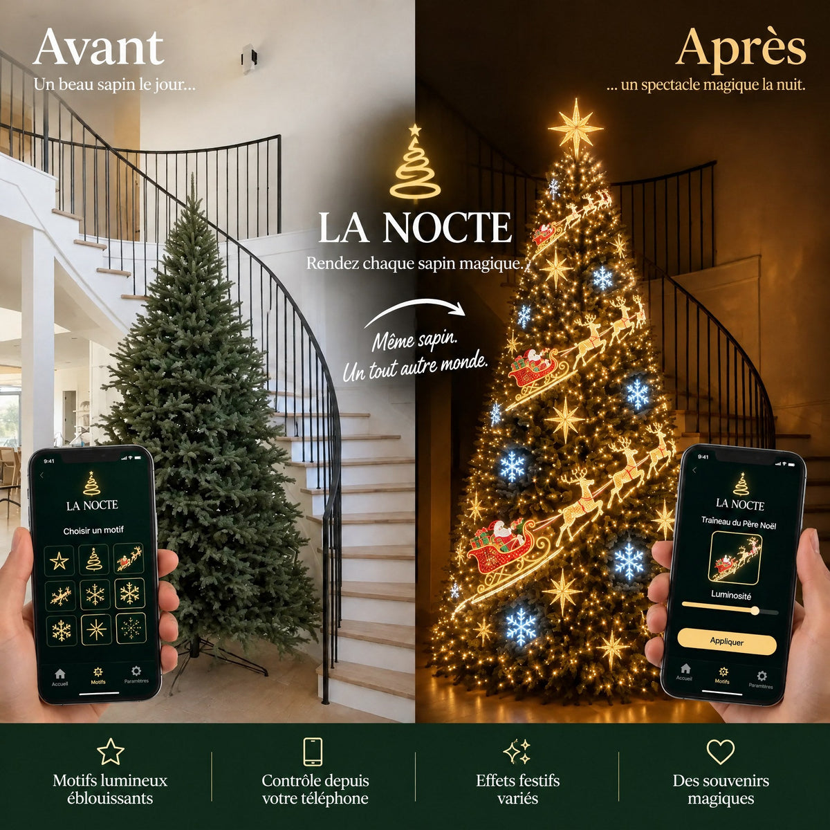 Mirenna™ Smart Animated Christmas Tree Lights