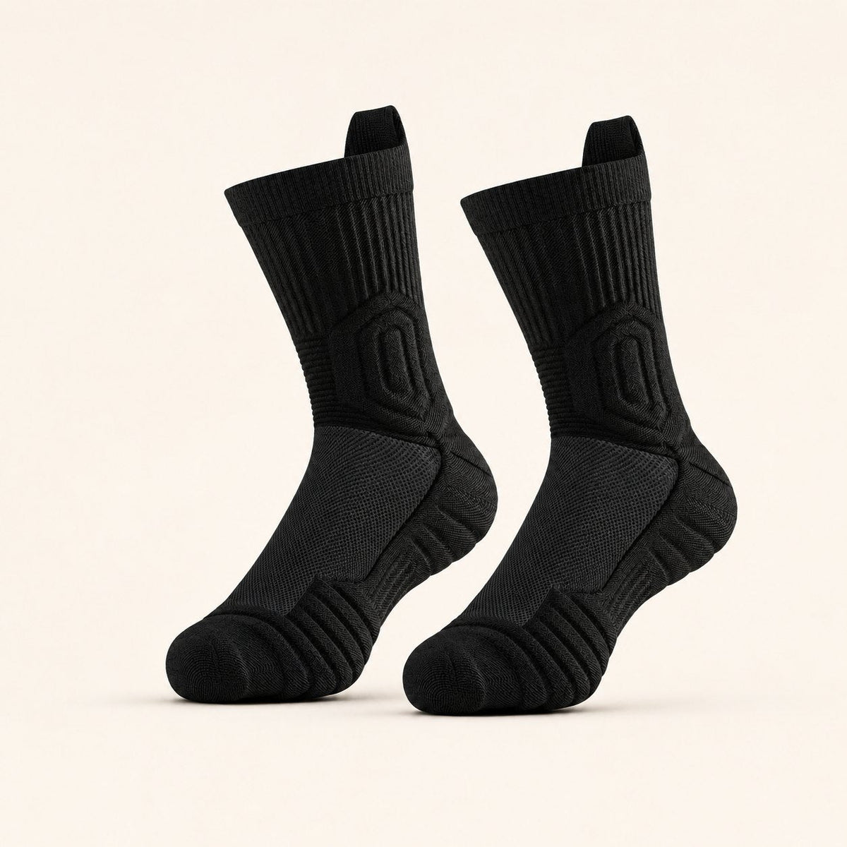 Calcetines de trabajo Mirenna acolchados, par negro