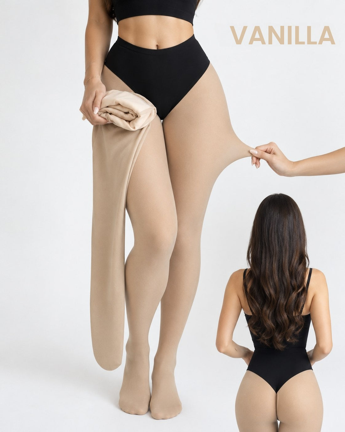 Mirenna thermal shaping tights - Vanilla