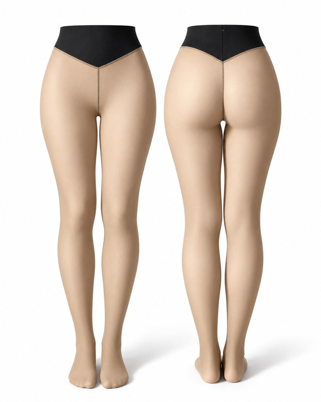 Vanilla legs, front and back