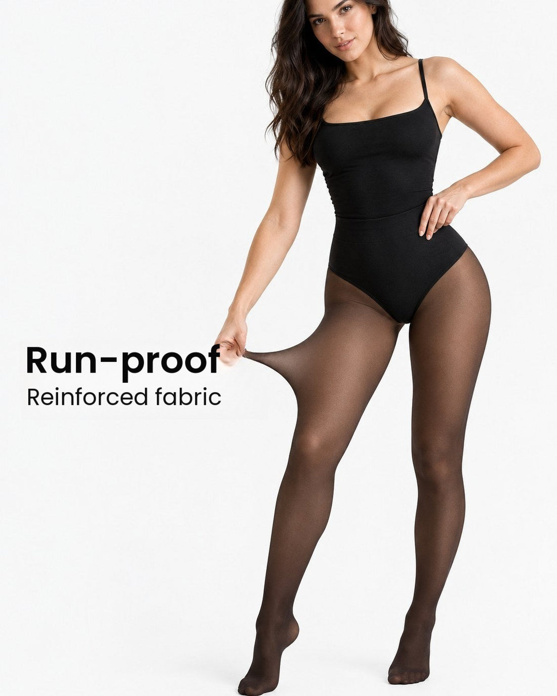 Run-proof reinforced fabric